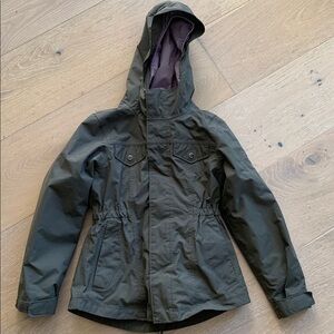 The North Face Jacket with soft sweater insert Youth XS (6) Green/Purple